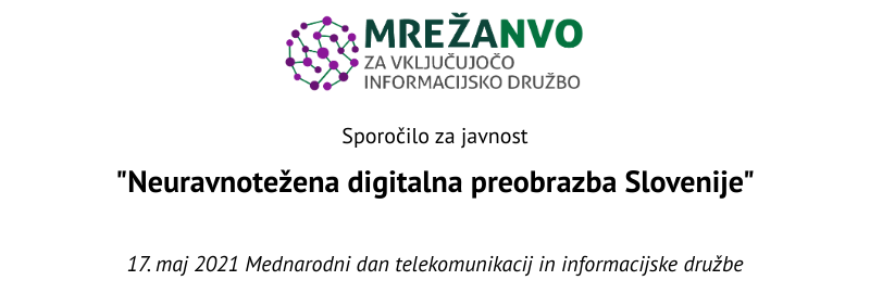 Neuravnotežena digitalna preobrazba Slovenije